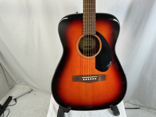 Vist Large View of Product Image Which is Used Fender CC-60S Laminate Top Acoustic Guitar Sunburst