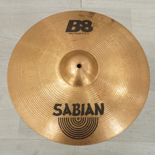 Vist Large View of Product Image Which is Used Sabian B8 Thin Crash Cymbal 18 - Inch