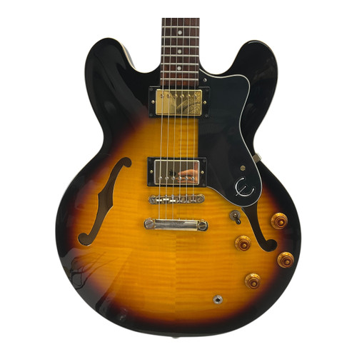 Vist Large View of Product Image Which is Used Epiphone Dot Deluxe VS Semi-hollow Electric Guitar Sunburst 6-String