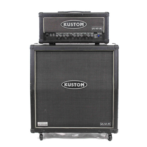 Vist Large View of Product Image Which is Used Kustom QUAD JR SPECIAL EDITION HEAD/CAB Solid State Guitar Head