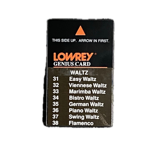 Vist Large View of Product Image Which is Used Lowrey GENIUS CARD WALTZ Keyboard Accessory