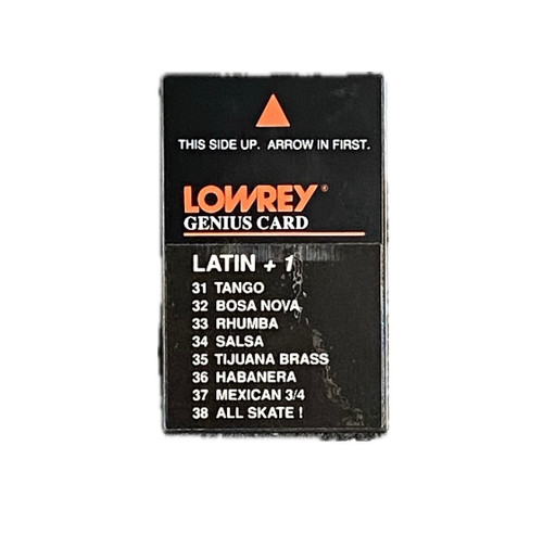Vist Large View of Product Image Which is Used Lowrey GENIUS CARD LATIN 1 Keyboard Accessory
