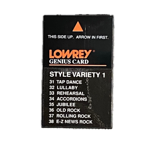 Vist Large View of Product Image Which is Used Lowrey GENIUS CARD STYLE VARIETY Keyboard Accessory