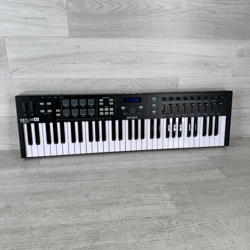 Vist Large View of Product Image Which is Used Arturia KeyLab Essential mk1 - USB MIDI Keyboard Controller - 61-key