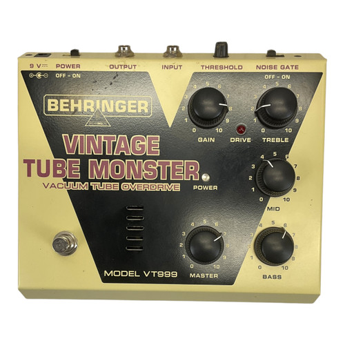 Vist Large View of Product Image Which is Used Behringer Vintage Tube Monster VT999 Overdrive Pedal