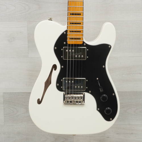 Vist Large View of Product Image Which is Used Squier Classic Vibe 70s Telecaster Thinline Electric Guitar White