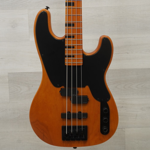 Vist Large View of Product Image Which is Used Schecter Model-t Session Bass Guitar Natural AS IS