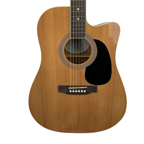 Vist Large View of Product Image Which is Used CORBIN CG99CE Laminate Top Acoustic Guitar Wood