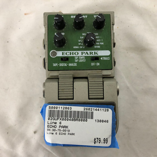 Vist Large View of Product Image Which is Used Line 6 ECHO PARK Reverb Pedal