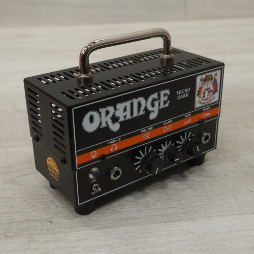 Vist Large View of Product Image Which is Used Orange Micro Dark Solid State Guitar Head