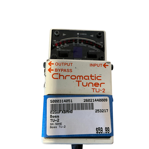Vist Large View of Product Image Which is Used Boss TU-2 Tuner Pedal