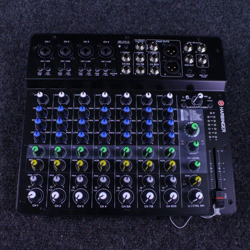 Vist Large View of Product Image Which is Used Harbinger LV12 MIXER W/PWR Mixing Console