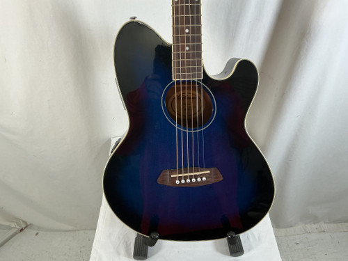 Vist Large View of Product Image Which is Used Ibanez TALMAN ACOUSTIC Laminate Top Acoustic Guitar Blue