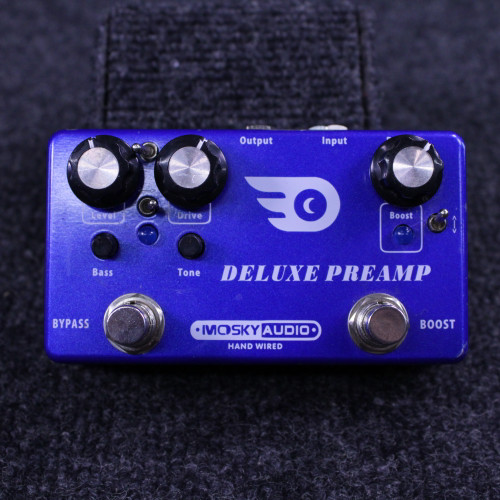 Vist Large View of Product Image Which is Used Mosky Audio Technology DELUXE PREAMP Guitar PreAmp Pedal