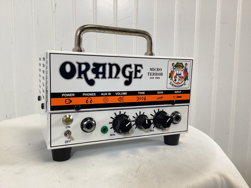 Vist Large View of Product Image Which is Used Orange MICRO TERROR W/PWR Rackmount Tube Amplifier Head