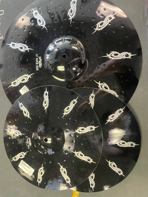 Vist Large View of Product Image Which is Used Paiste JOEY JORDISON BLACK ALPHA HYPER SET Cymbal
