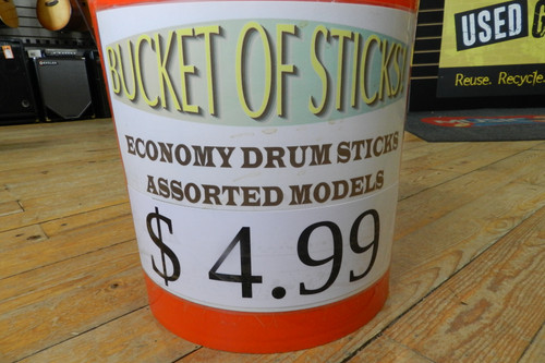 New BUCKET O! STICKS PAIR 40105-HSS-B144