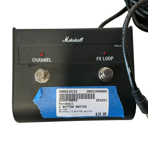 Vist Large View of Product Image Which is Used Marshall 2 BUTTON SWITCH Guitar Effects Pedal