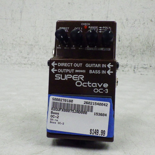 Vist Large View of Product Image Which is Used Boss OC-2 Guitar Effects Pedal