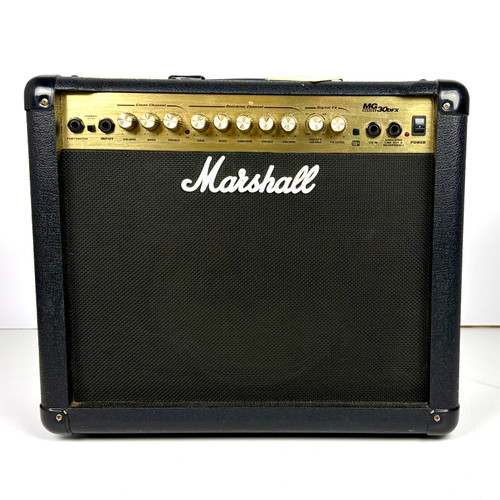 Vist Large View of Product Image Which is Used Marshall MG30DFX Solid State Amplifier 1 x 10