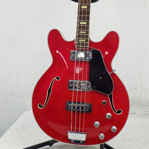 Vist Large View of Product Image Which is Used Crucianelli Espana EL-36 Bass Guitar Red 4-String