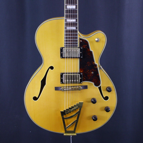 Vist Large View of Product Image Which is Used D'Angelico EXCEL EX-DH Semi-Hollow Electric Guitar Natural 6-String