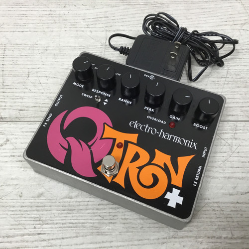 Vist Large View of Product Image Which is Used Electro Harmonix Qtron Plus Envelope Filter Pedal With PSU