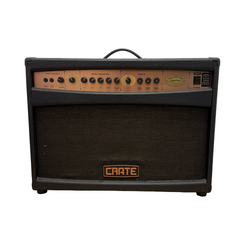 Vist Large View of Product Image Which is Used Crate DX112 1X12 60-WATT AMP INCL MIDI FTSW 1 x 12 Solid State Amplifier 1 x 12