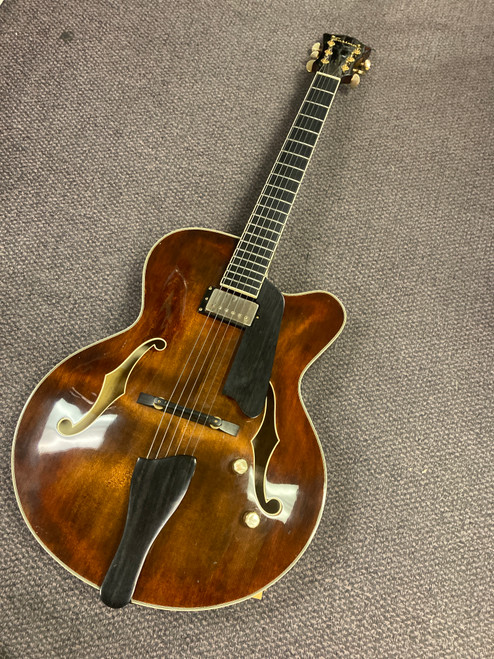 Vist Large View of Product Image Which is Used Eastman AR503CE Semi-Hollow Electric Guitar Wood 6-String