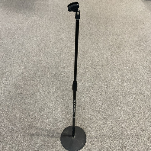 Vist Large View of Product Image Which is Used ULTIMATE SUPPORT ROUND BASE MICROPHONE STAND