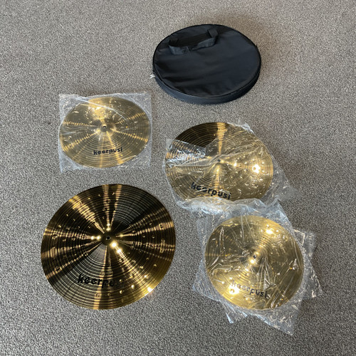 Vist Large View of Product Image Which is Used KEERPUSI CYMBAL SET 14/16/18/20 with BAG
