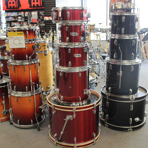 Vist Large View of Product Image Which is Used Mapex Q SERIES 5 PC Drum Shell Kit Red