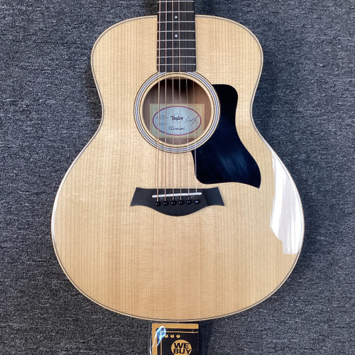Vist Large View of Product Image Which is Used Taylor GS MINI-E ROSEWOOD PLUS Solid Top Acoustic Guitar Natural