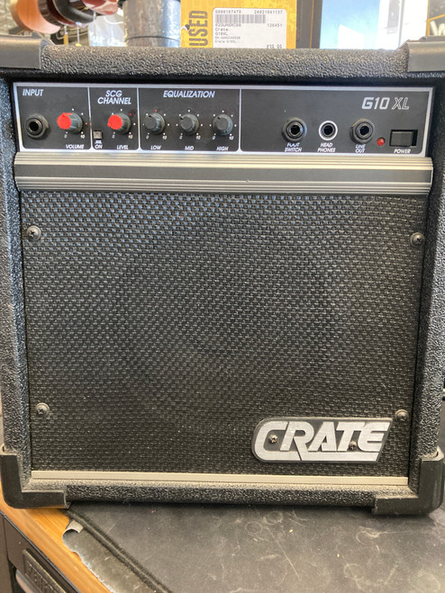 Vist Large View of Product Image Which is Used Crate G10XL 1 x 10 Solid State Amplifier 1 x 10