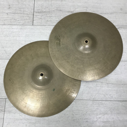 Vist Large View of Product Image Which is Used Zildjian Constantinople 70s 14" Vintage Hi Hat Cymbals