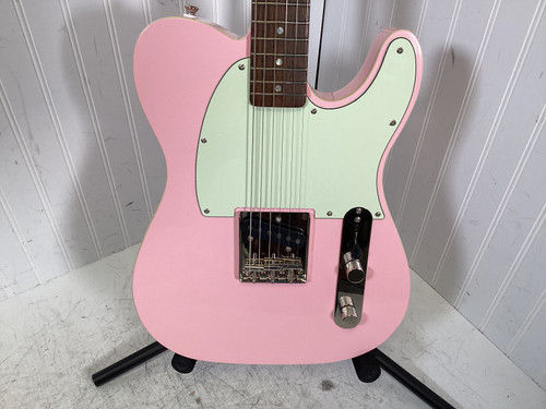 Vist Large View of Product Image Which is Used Squier CV60S ESQUIRE T Type Electric Guitar Pink 6-String