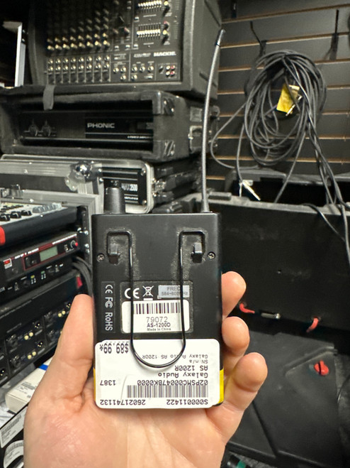 Vist Large View of Product Image Which is Used Galaxy Audio AS 1200R Wireless Microphone