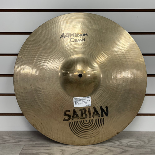 Vist Large View of Product Image Which is Used Sabian 18IN AA MEDIUM CRASH Crash Cymbal 18"
