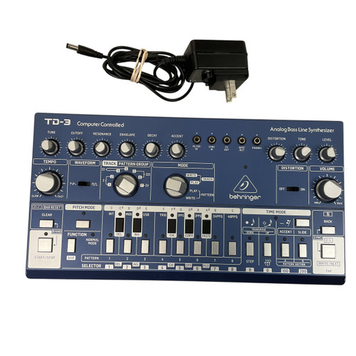 Vist Large View of Product Image Which is Used Behringer TD-3 BASS LINE SYNTHESIZER Compact Synthesizer Compact