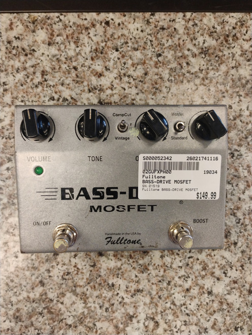 Vist Large View of Product Image Which is Used Fulltone BASS-DRIVE MOSFET Distortion Pedal
