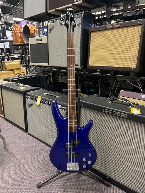 Vist Large View of Product Image Which is Used Ibanez GIO BASS GSR200 Bass Guitar Purple 4-String