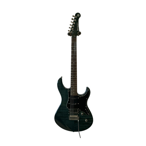 Vist Large View of Product Image Which is Used Yamaha PAC612VIIFM S Type Electric Guitar Green 6-String