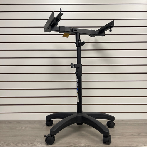 Vist Large View of Product Image Which is Used Quik Lok ROLLING MIXER STAND Pro Sound Accessory