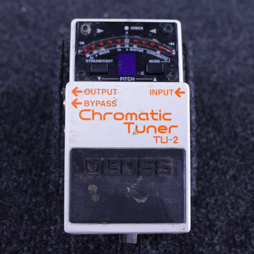 Vist Large View of Product Image Which is Used Boss TU-2 CHROMATIC TUNER PEDAL Tuner Pedal