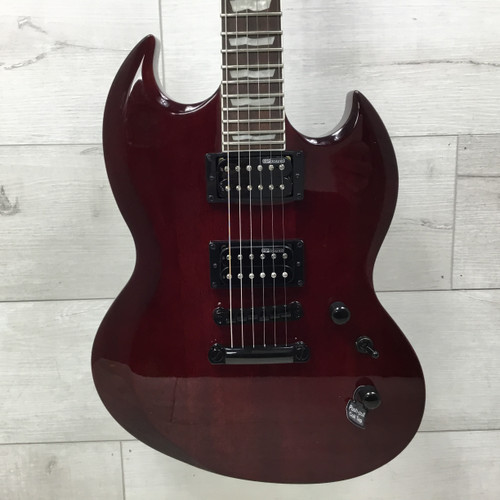 Vist Large View of Product Image Which is Used LTD Viper 256 See Through Black Cherry Double Cut Electric Guitar