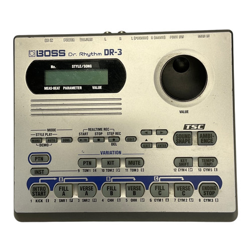 Vist Large View of Product Image Which is Used Boss DR RHYTHM DR-3 Compact Drum Machine