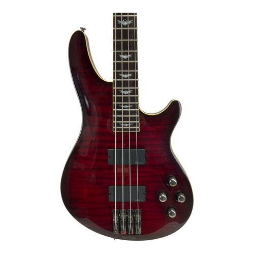 Vist Large View of Product Image Which is Used Schecter C-4 Bass Guitar Red 4-String