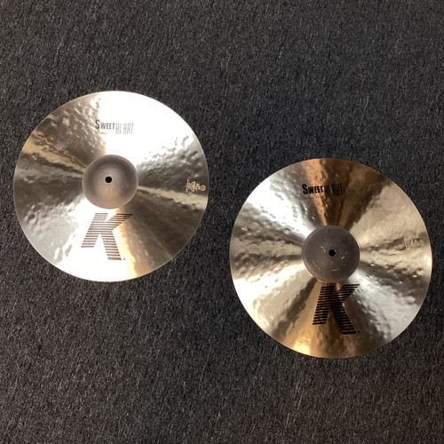 Vist Large View of Product Image Which is Used Zildjian K SWEET Hi Hat Cymbals 15"