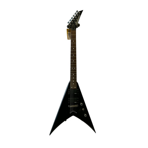 Vist Large View of Product Image Which is Used Jackson JS30 RHOADS V Pointy Electric Guitar Black 6-String