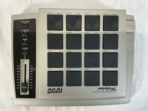 Vist Large View of Product Image Which is Used Akai PROFESSIONAL MPD16 Pad Controller Pad